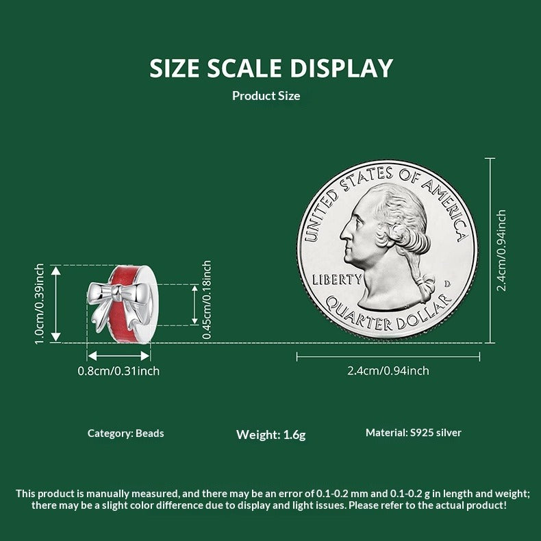 Christmas Themed 925 Sterling Silver Charms for Bracelets & Necklace