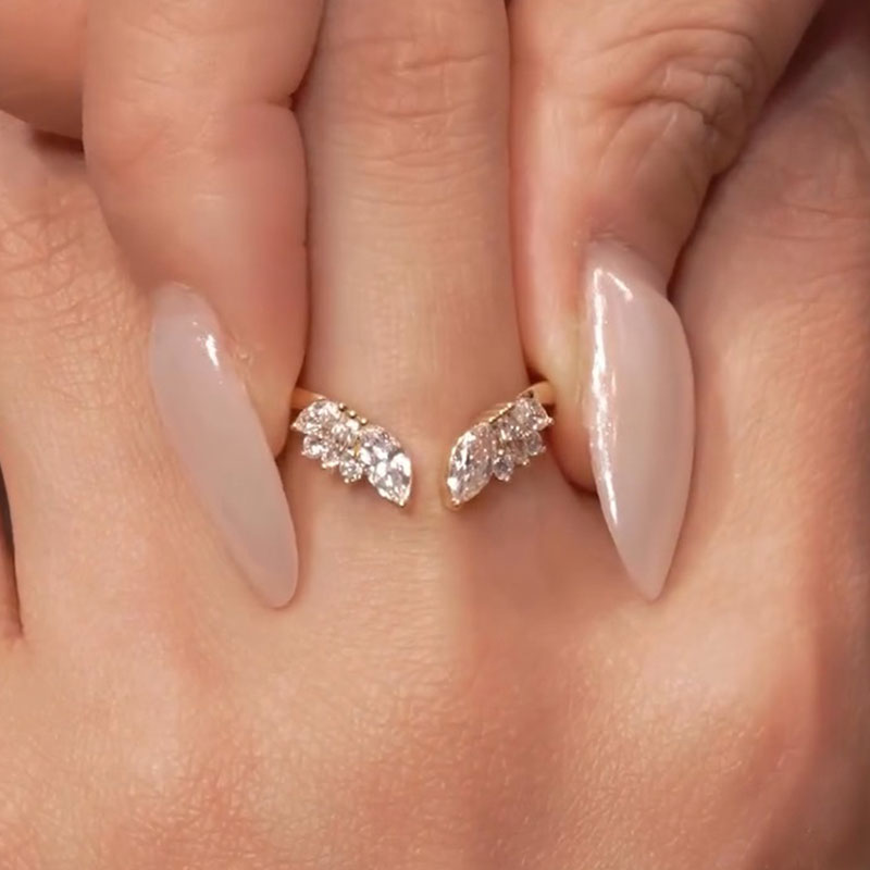 Luxury 3PCS Oval Cut Bridal Set In Sterling Silver