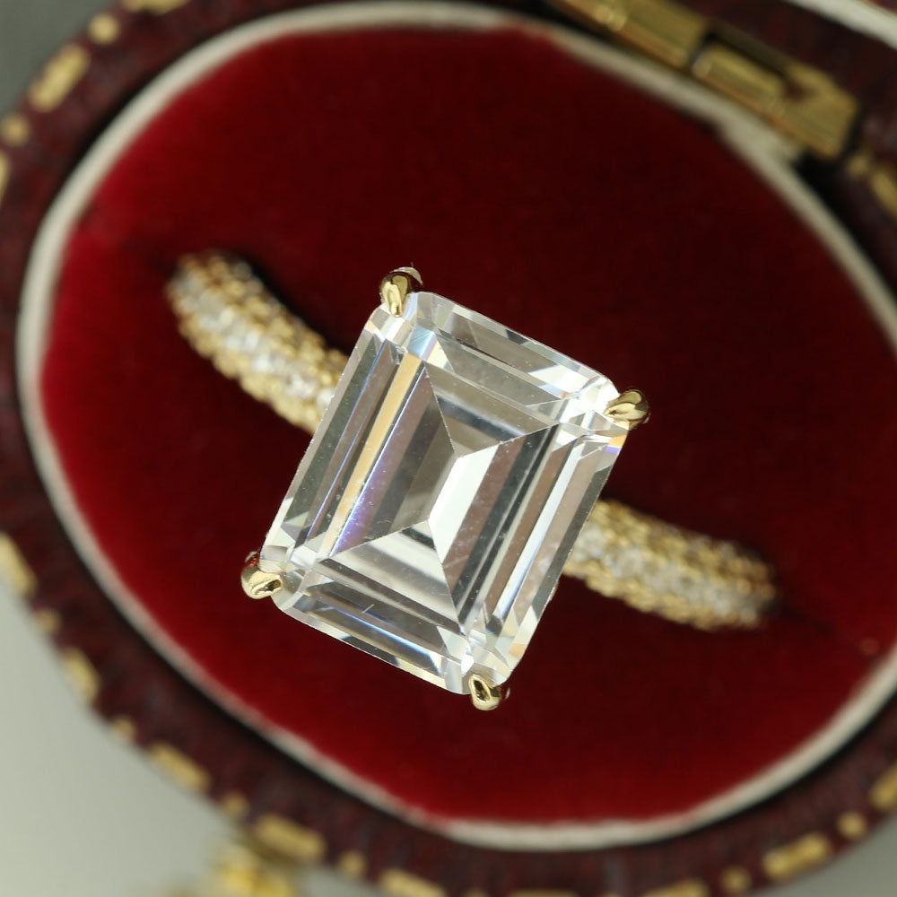 Emerald Cut Bridal Set