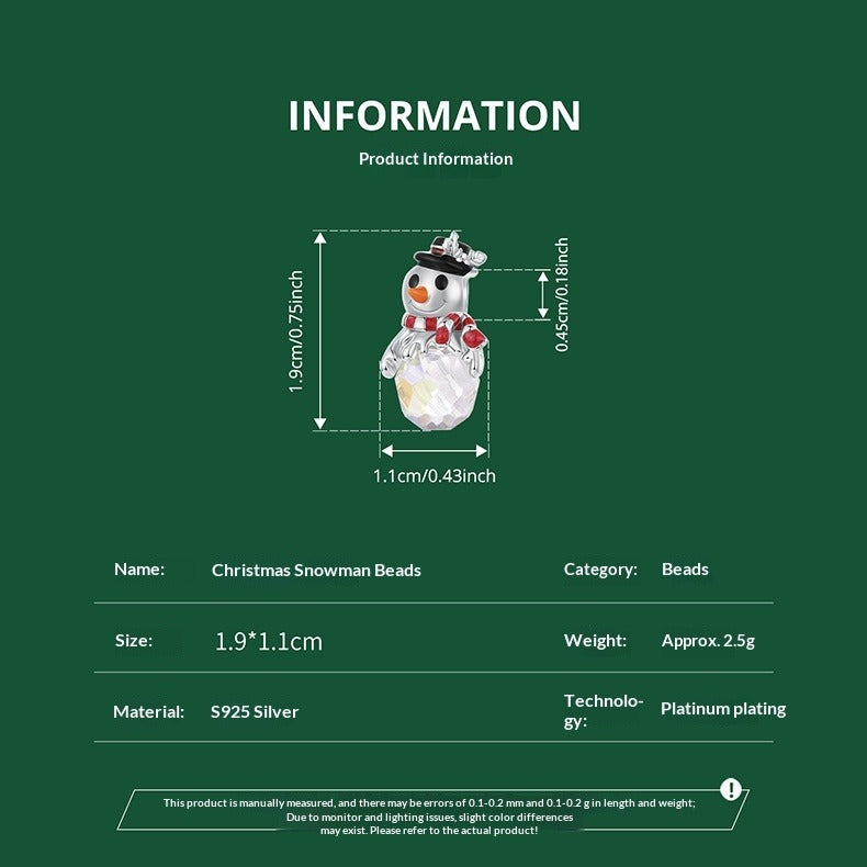 Christmas Themed 925 Sterling Silver Charms for Bracelets & Necklace