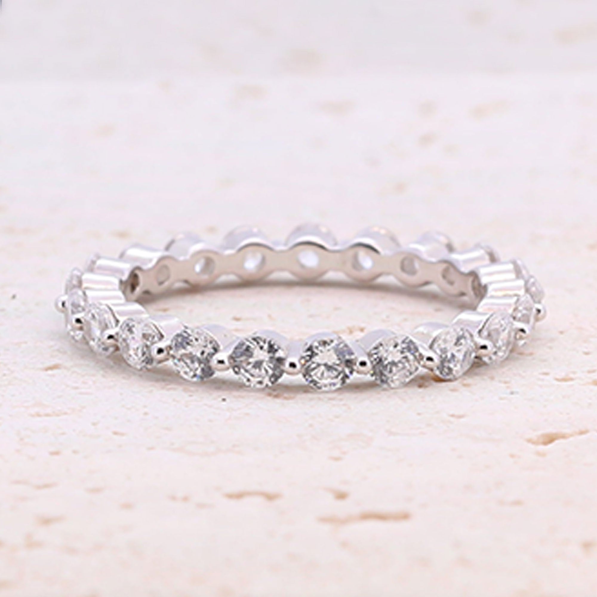 Classic 4.0ct Princess Cut Sterling Silver Engagement Ring Set