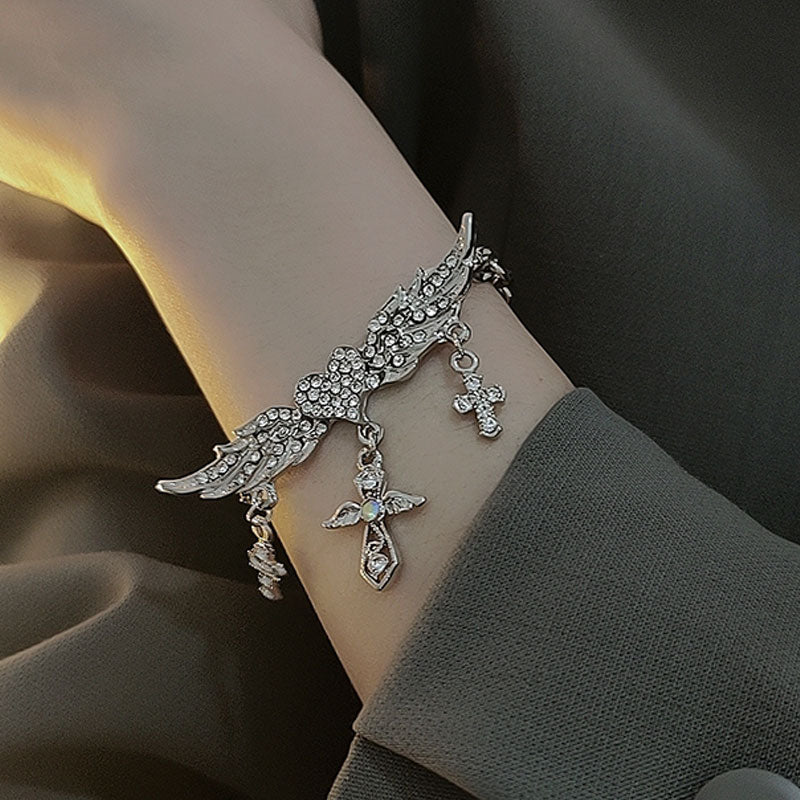 Ins " Wings of Angel " Dangle Bracelet