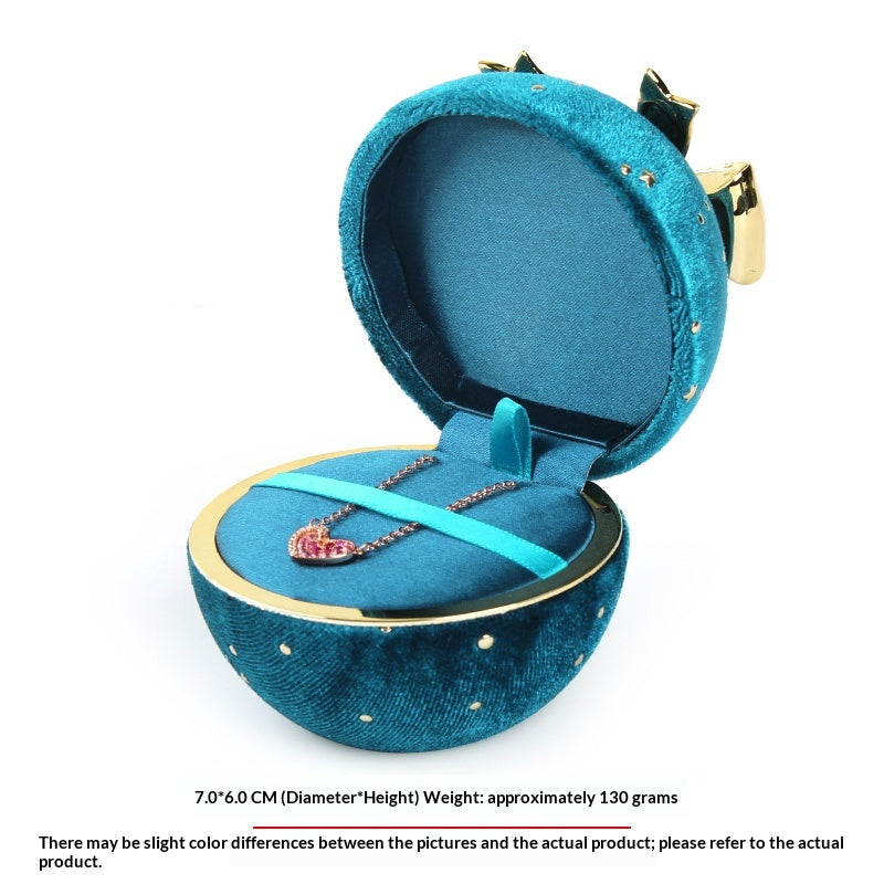 Romantic Spherical Bow-knot Jewelry Box for Ring and Necklace
