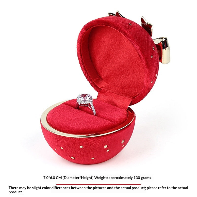 Romantic Spherical Bow-knot Jewelry Box for Ring and Necklace
