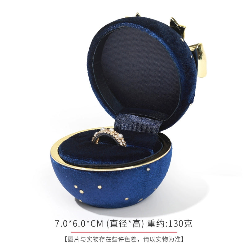 Romantic Spherical Bow-knot Jewelry Box for Ring and Necklace