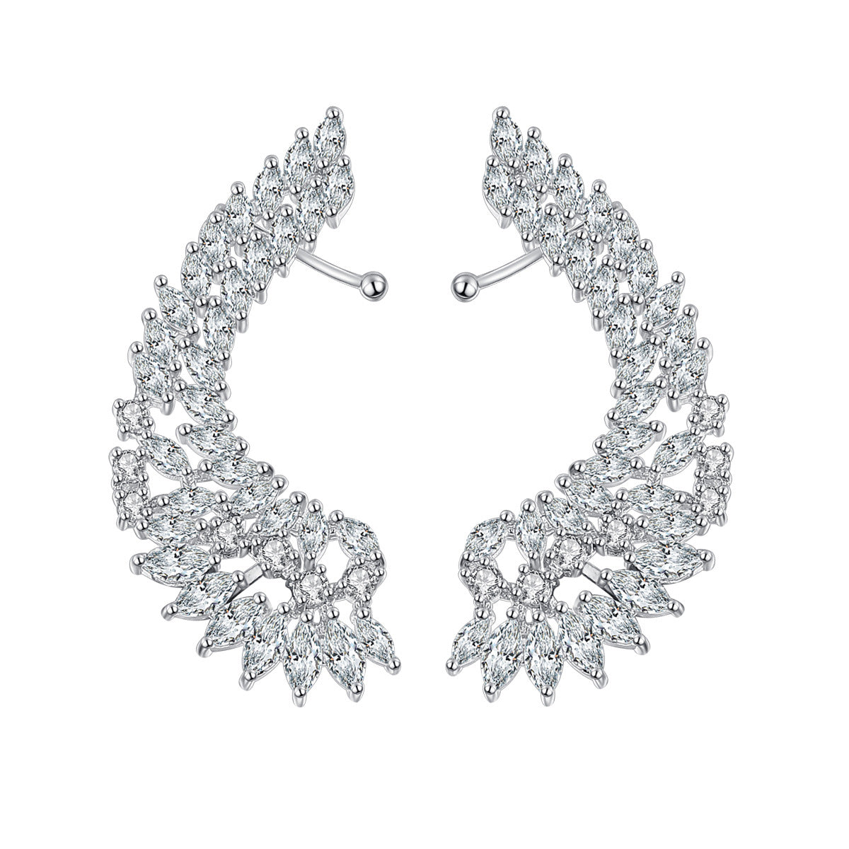 Shining Wings Design Ear Cuffs