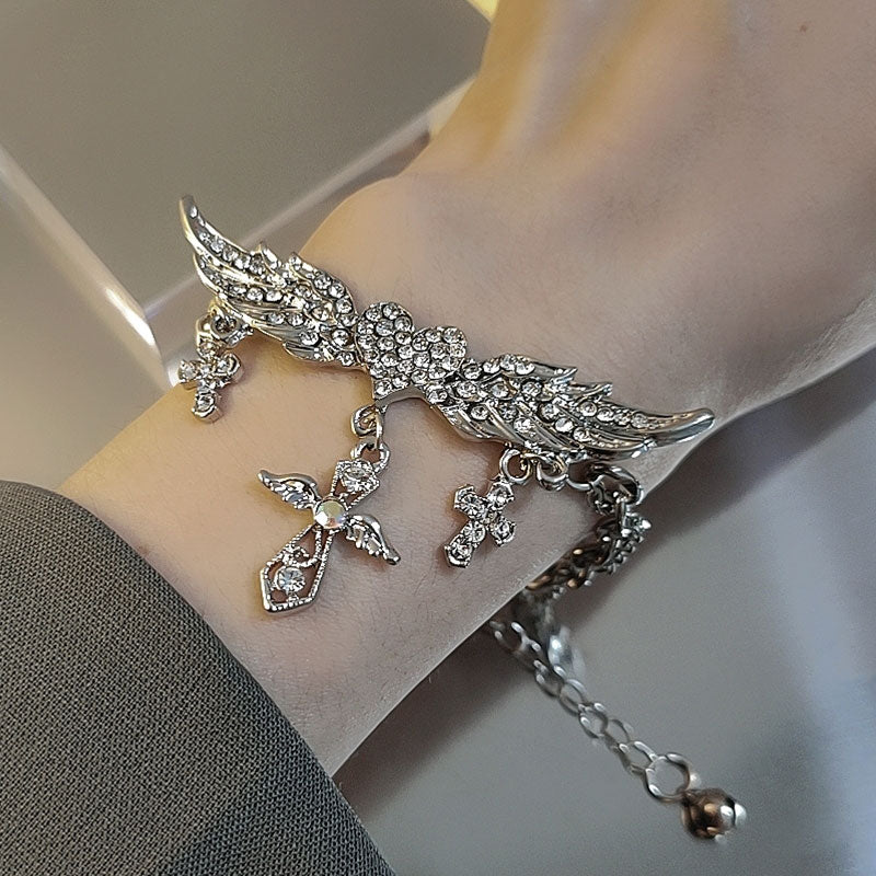 Ins " Wings of Angel " Dangle Bracelet