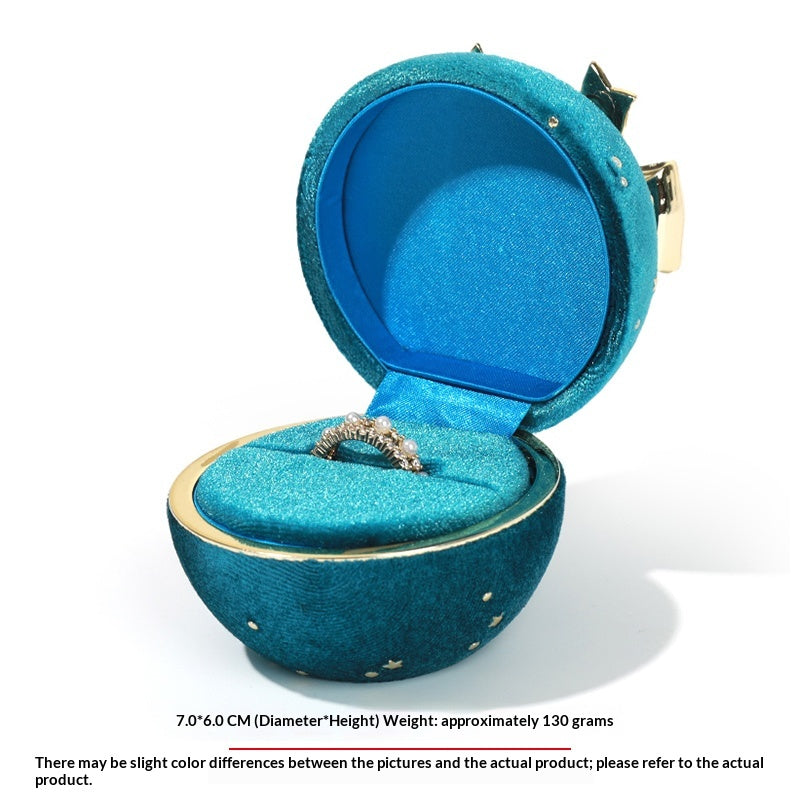 Romantic Spherical Bow-knot Jewelry Box for Ring and Necklace
