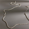 Classic Thin Tennis Necklace in 925 Sterling Silver