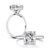 3.0 CT Classic Cushion Cut Solitaire Ring