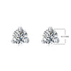 3 Prog Stud Earrings in Sterling Silver