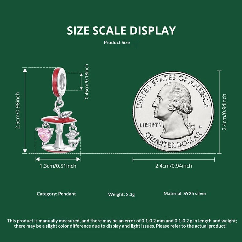 Christmas Themed 925 Sterling Silver Charms for Bracelets & Necklace