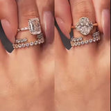 4 Pcs Exquisite Bridal Set In Sterling Silver