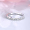 3-Pieces Halo Pear Cut Wedding Bridal Ring Set In Sterling Silver