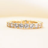 Luxury 4pcs Stackable Wedding Band Set In Sterling Silver