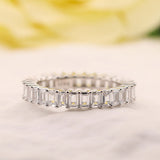 5PCS Stunning Wedding Band Set In Sterling Silver