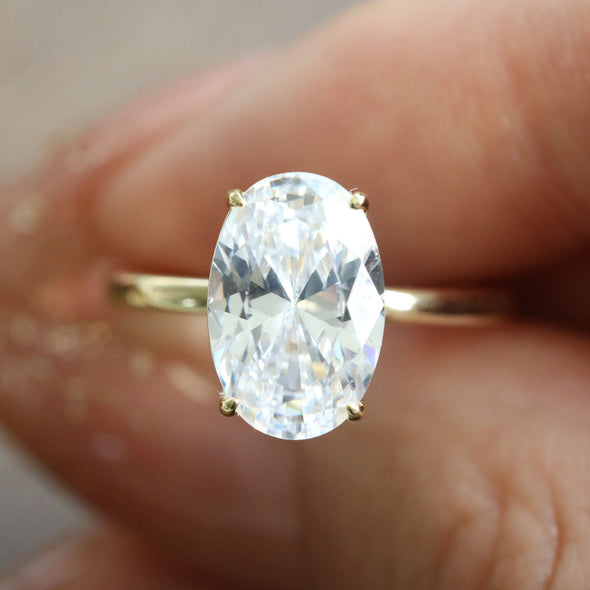 Oval Cut Bridal Set
