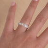 4PCS Radiant Cut Ring With Baguette & Pear Band Bridal Set in Sterling Silver