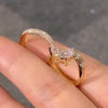 Stunning 2Pcs Pear Cut Sterling Silver Bridal Set
