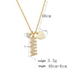Simple MAMA Design Silver Necklace For Mom