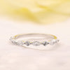 Noble Radiant Cut 3PC Wedding Bridal Set in Sterling Silver