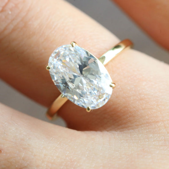 Oval Cut Bridal Set
