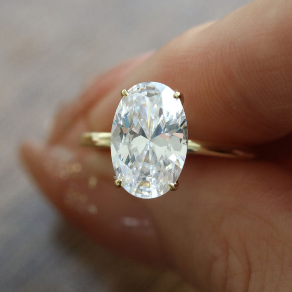 Oval Cut Bridal Set