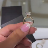 Stunning Emerald Cut Dainty Insert Wedding Bridal Set In Sterling Silver
