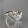 Elegant Embellished Marquise Rapture Ring in Sterling Silver