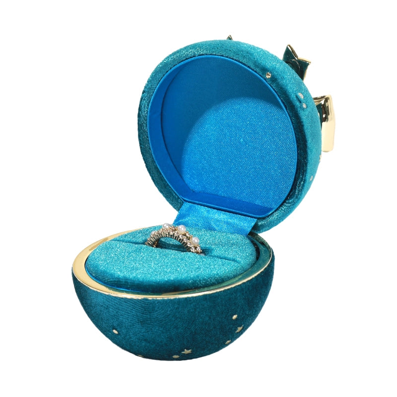 Romantic Spherical Bow-knot Jewelry Box for Ring and Necklace