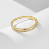 Simple Geometric Sterling Silver Band