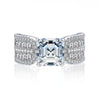 Handmade Asscher Cut 2.5ct Sterling Silver Engagement Ring
