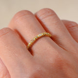 Stackable Women's band in Sterling Silver