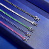 Women's Classic Multi-Color Tennis Bracelet in Sterling Silver