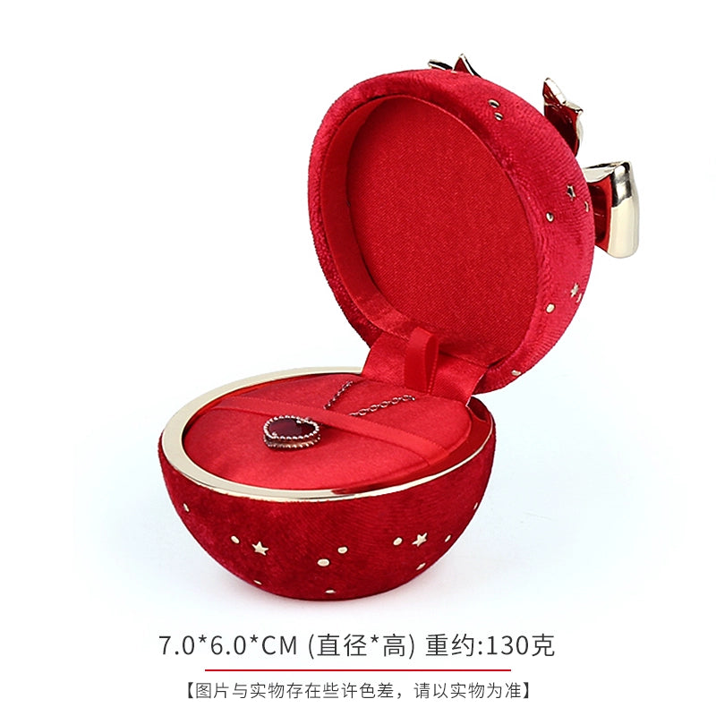 Romantic Spherical Bow-knot Jewelry Box for Ring and Necklace