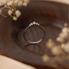 Simple Crown Design Sterling Silver Band