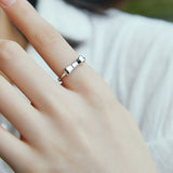 Bowknot Design Sterling Silver Adjustable Ring For Her