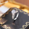 Sparkle 3.0ct bowknot Design  Moissanite Engagement Ring