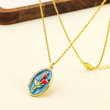 Tulip Cat's Eye Beaded Necklace For Women
