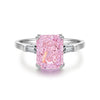 Pink Collection- Sterling Silver Engagement Ring