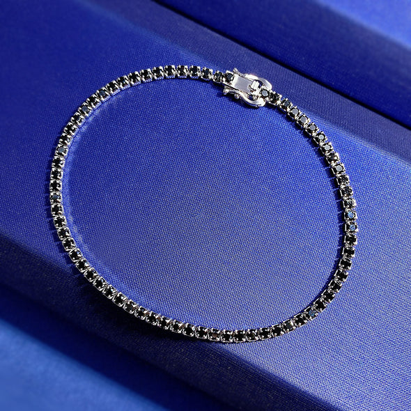 Women's Classic Multi-Color Tennis Bracelet in Sterling Silver