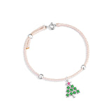 Christmas Tree 925 Sterling Silver Bracelet