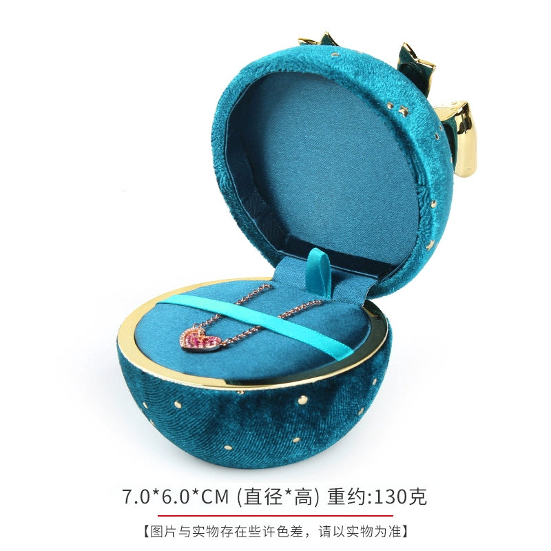 Romantic Spherical Bow-knot Jewelry Box for Ring and Necklace