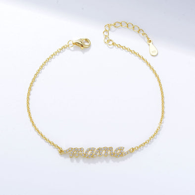 Classic Sterling Silver Bracelet For Mom