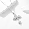 Stunning Cross Sterling Silver Pendant Necklace