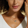 Round Shape Leaves Design Green Moss Agate Necklace