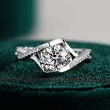 Arms of Angel  Moissanite Wedding Engagement Ring