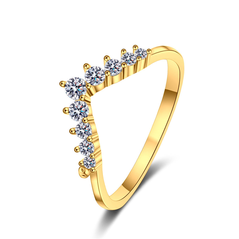 Sweet Crown Design Sterling Silver Band