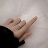 Adjustable Leaves Design Sterling Silver Ring
