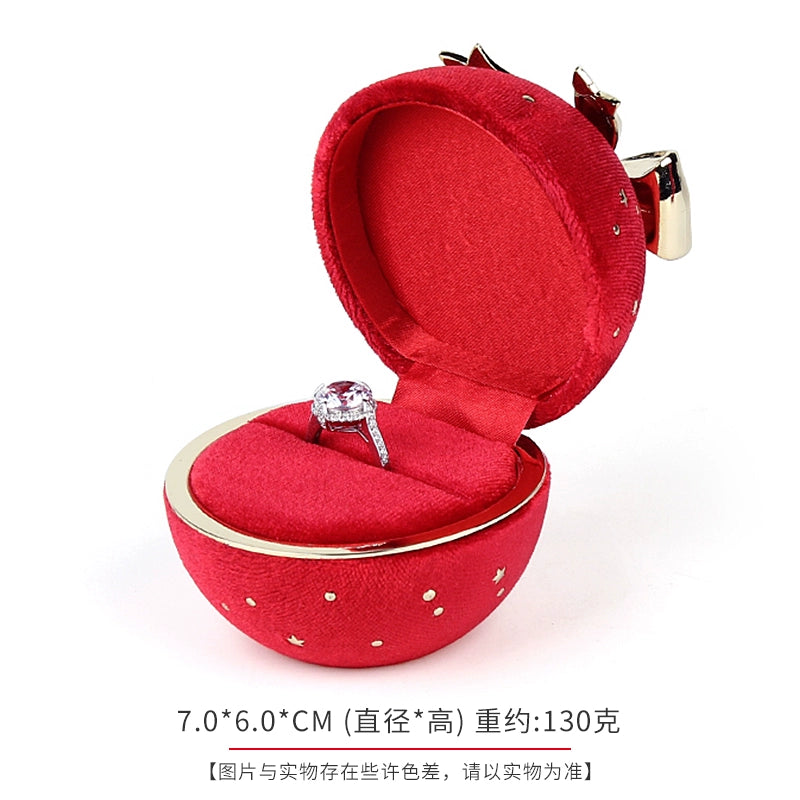 Romantic Spherical Bow-knot Jewelry Box for Ring and Necklace
